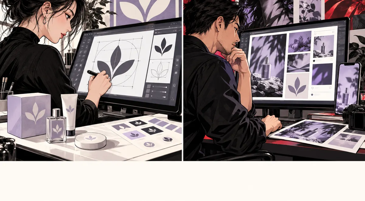Recraft 与 Canva 可画 AI 的场景插画
